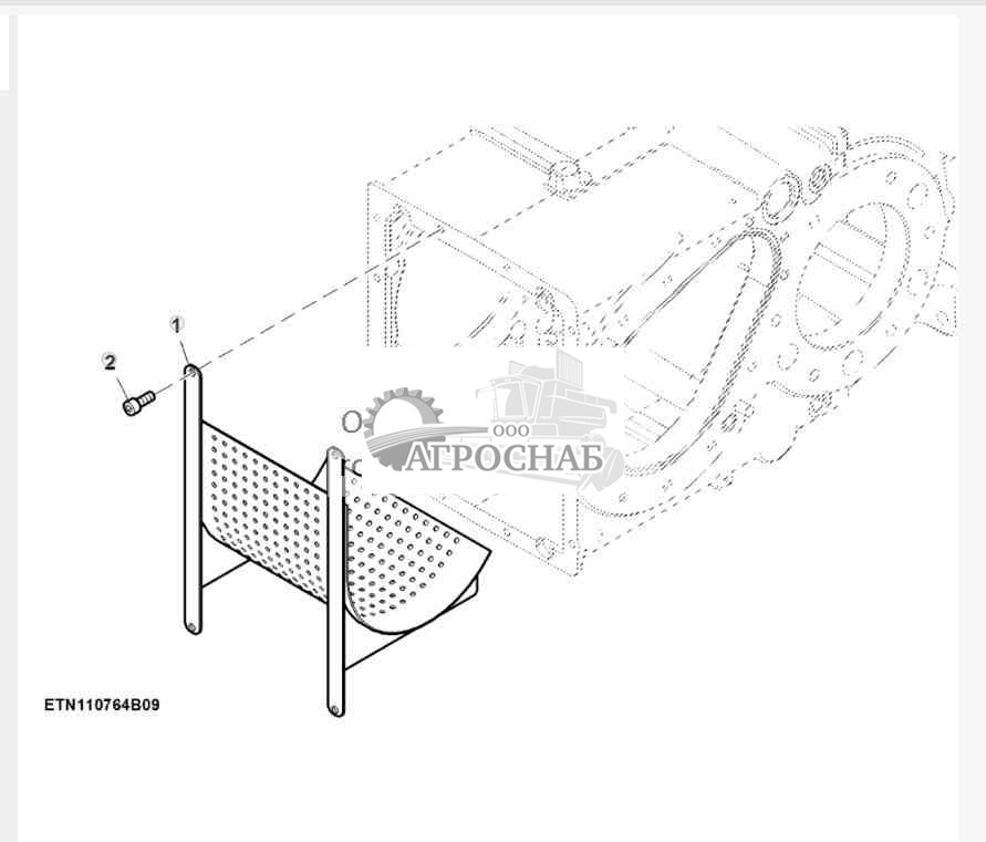 Отражатель, муфта трансмиссии, ProDrive™ 
